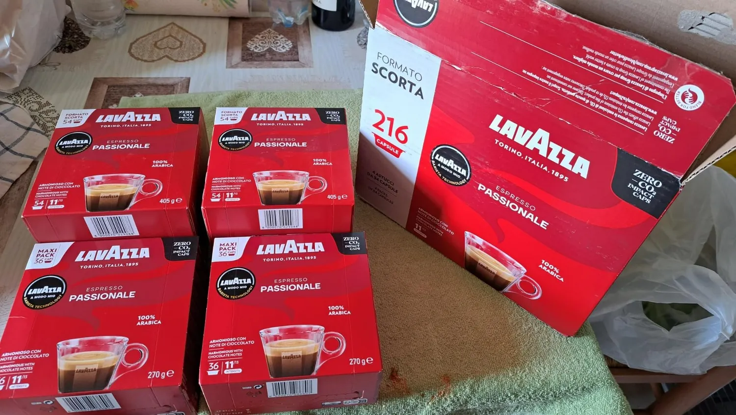 Lavazza A Modo Mio Passionale capsule 180 gusto cioccolato