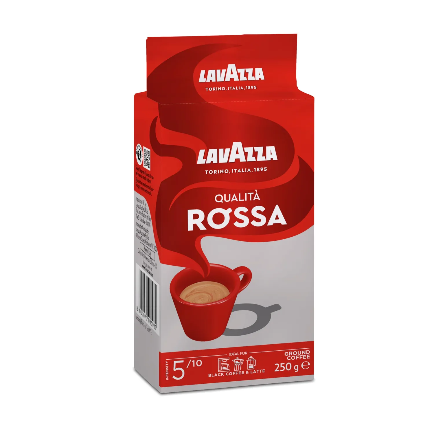 Lavazza Qualità Rossa caffè macinato 250 g rotondo