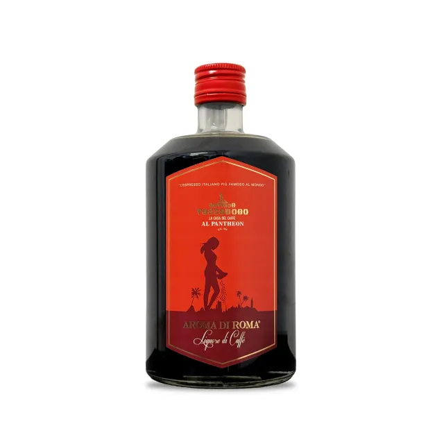 Antigua Tazzadoro Aroma di Roma liquore al caffè bottiglia