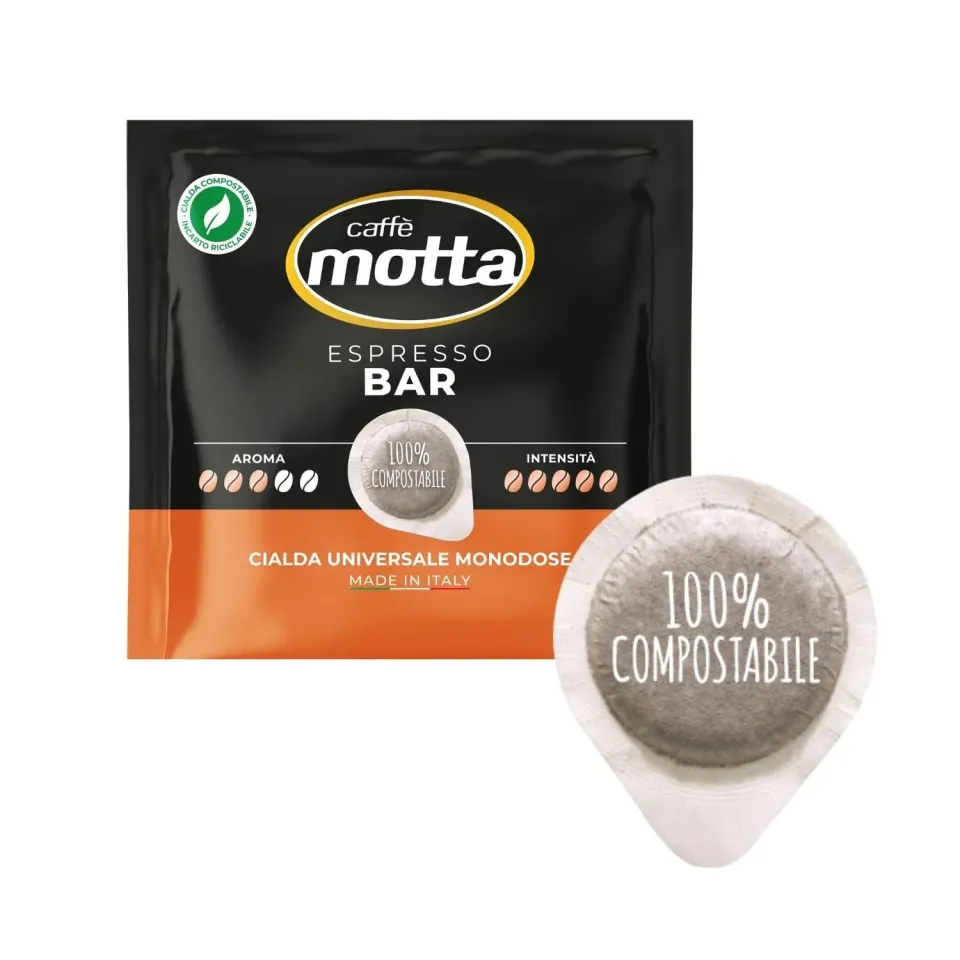 Caffè Motta Espresso Bar cialde ESE 44 mm 75 pz compostabili