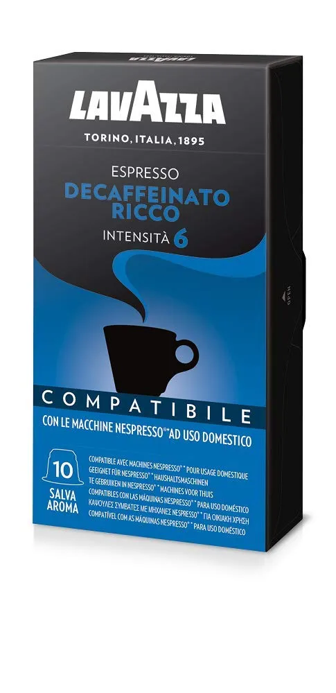 Lavazza Decaffeinato Ricco capsule compatibili Nespresso 100 pz