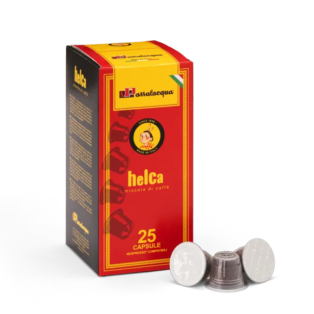 Passalacqua Helca capsule compatibili Nespresso 25 pz cremoso