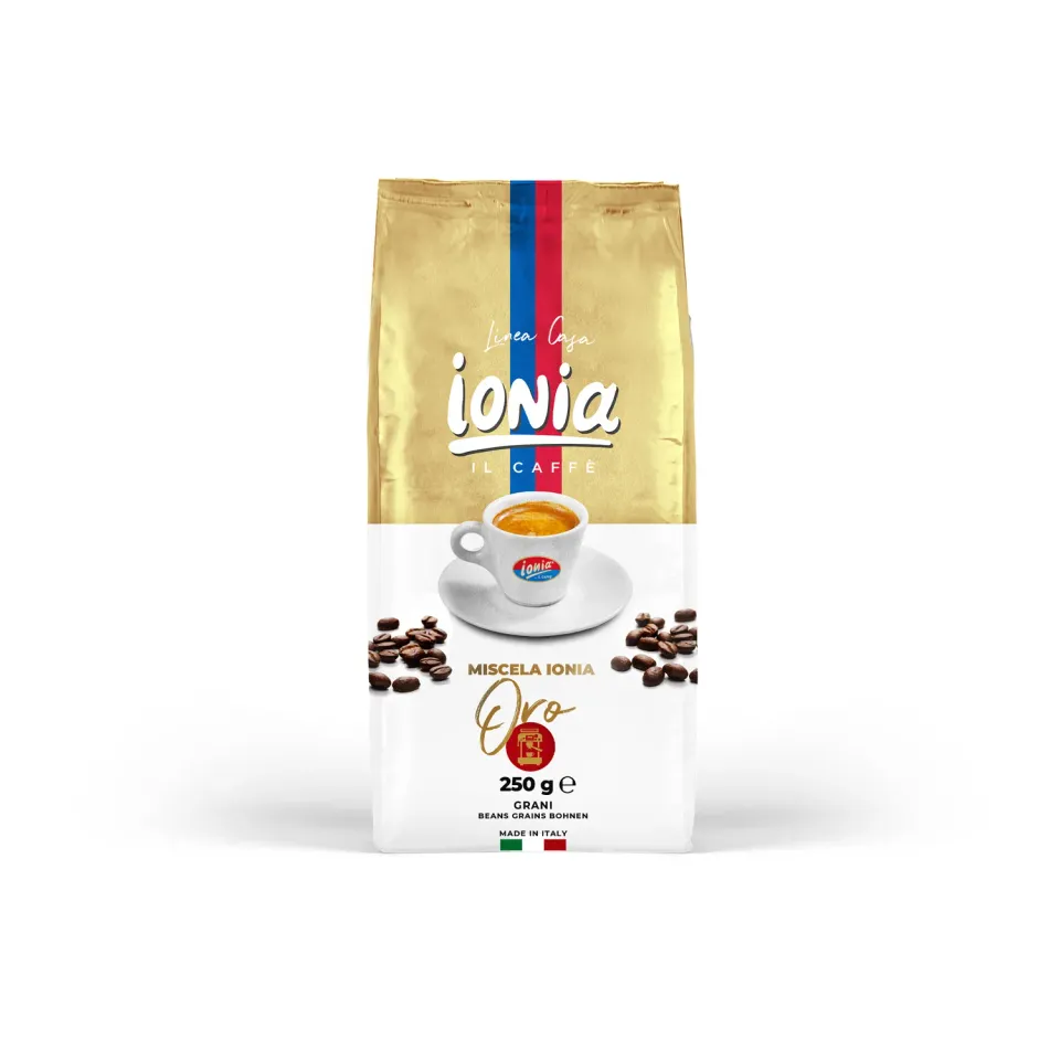 Ionia Oro caffè in grani 250 g per moka