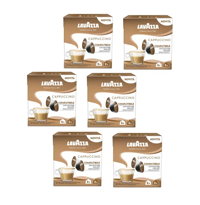 Lavazza Cappuccino capsule Dolce Gusto 96 pz con latte