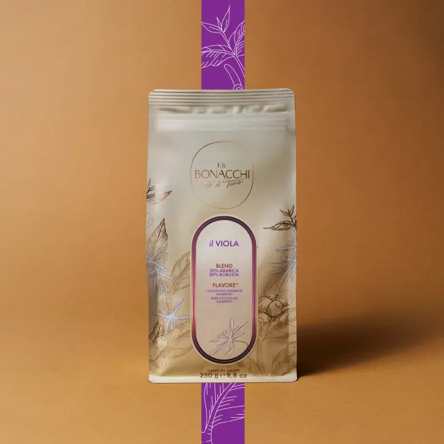 Bonacchi Il Viola caffè macinato moka 250g robusta