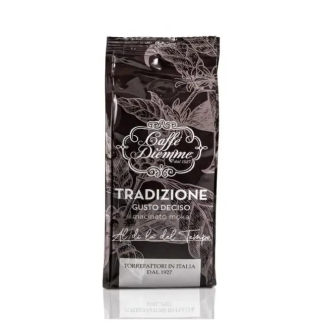 Diemme Tradizione caffè macinato moka 200 g note cioccolato