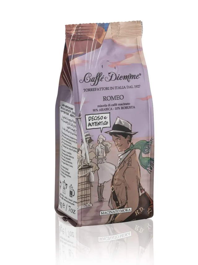 Diemme Viaggi Romeo macinato moka 90% arabica