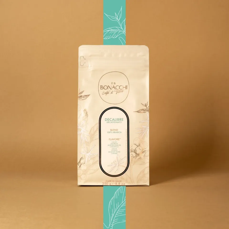 Bonacchi Decalibre caffè in grani 250g decaffeinato