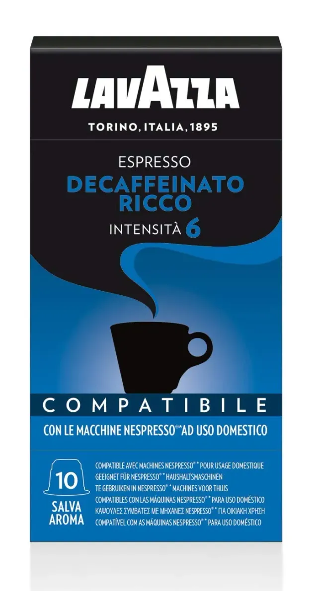 Lavazza Decaffeinato Ricco capsule compatibili Nespresso 100 pz