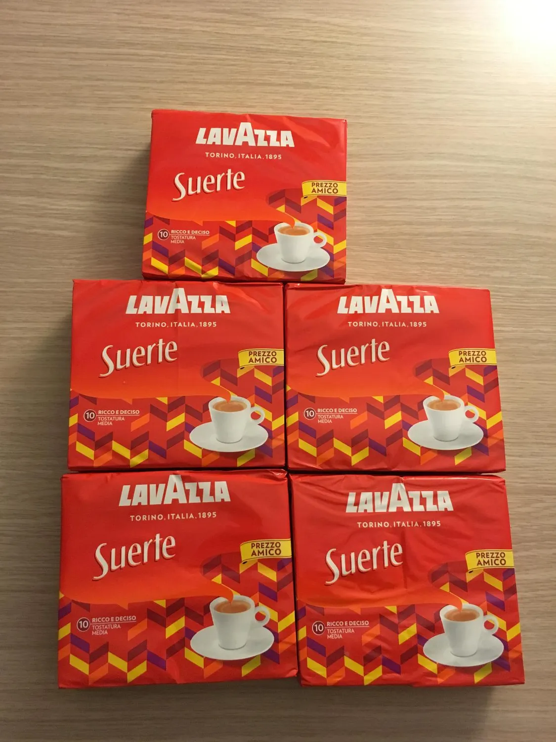 Lavazza Suerte caffè macinato 4x250g equilibrato
