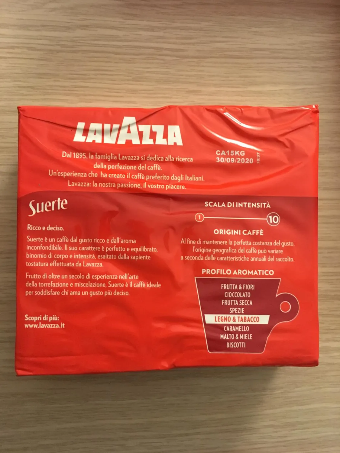 Lavazza Suerte caffè macinato 4x250g equilibrato