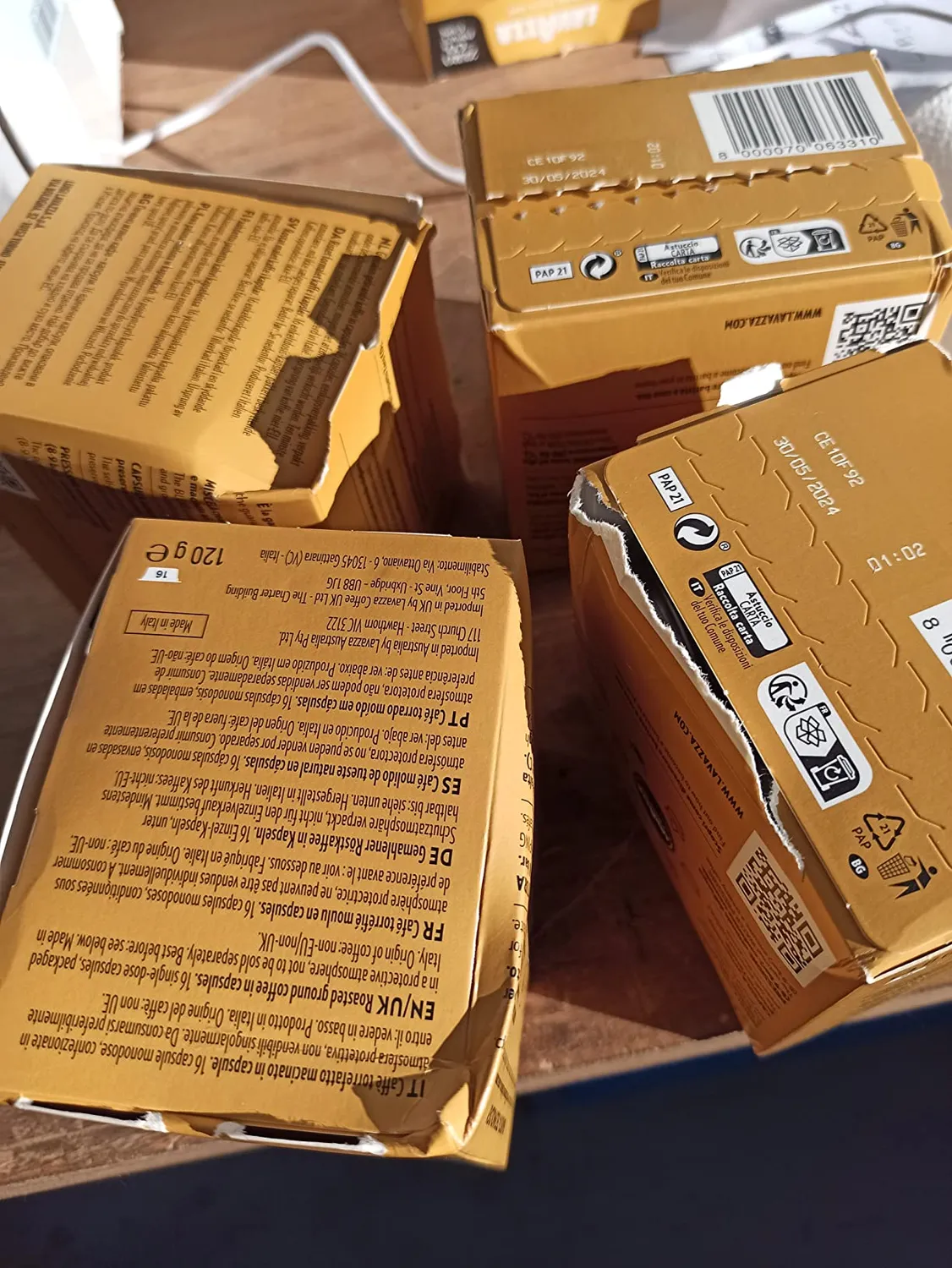 Lavazza Qualita Oro capsule A Modo Mio 120 pz intensita 8