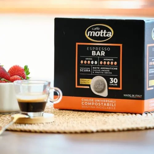 Caffè Motta Espresso Bar cialde ESE 44 mm 50 pz extra dark