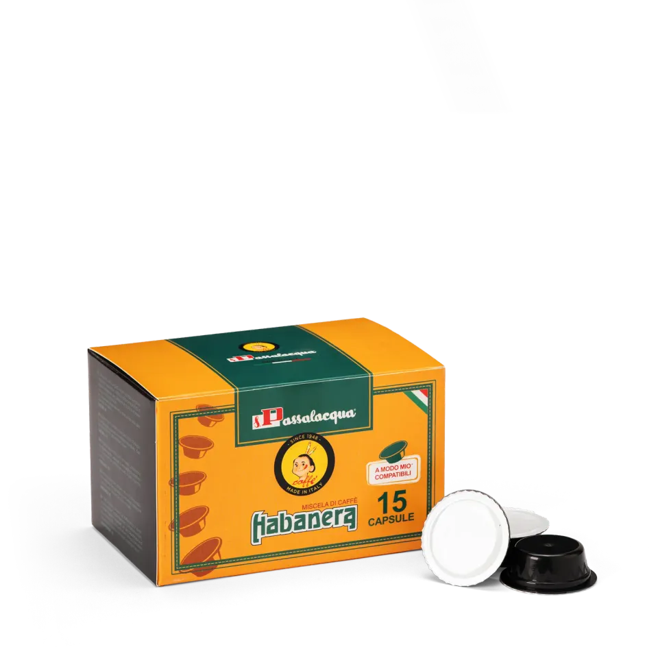 Passalacqua Habanera capsule A Modo Mio 15 pz equilibrato