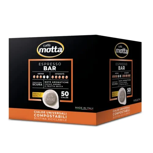 Caffè Motta Espresso Bar cialde ESE 44 mm 50 pz extra dark