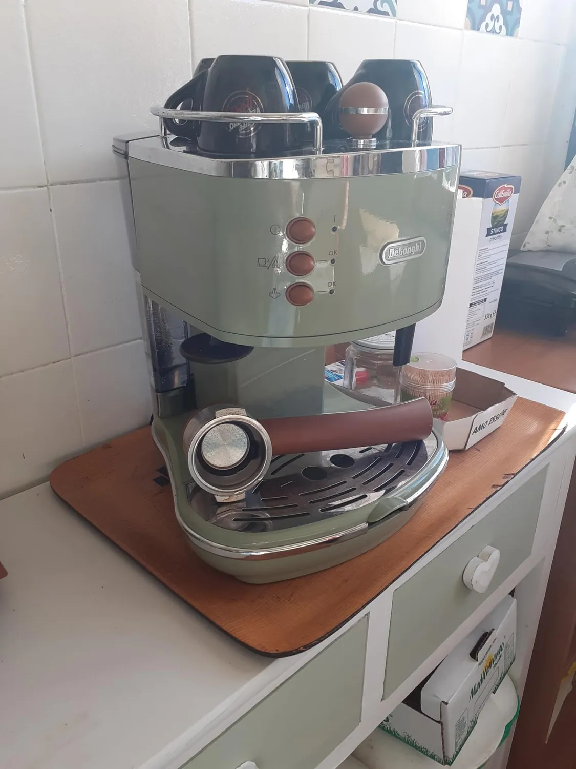 Almanegra filtro caffè 2 tazze compatibile DeLonghi Dedica