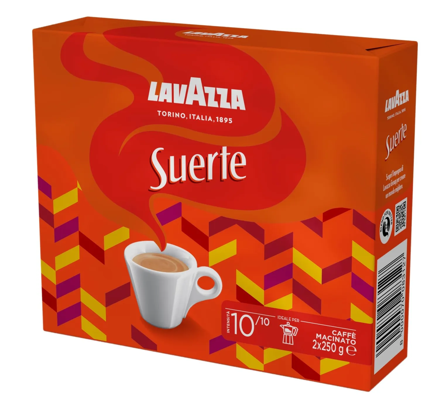 Lavazza Crema e Gusto Classico caffè macinato 500 g tostatura scura