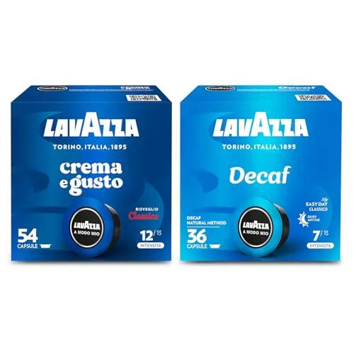 Lavazza A Modo Mio capsule caffè 90 pz assortite Risveglio Decaf
