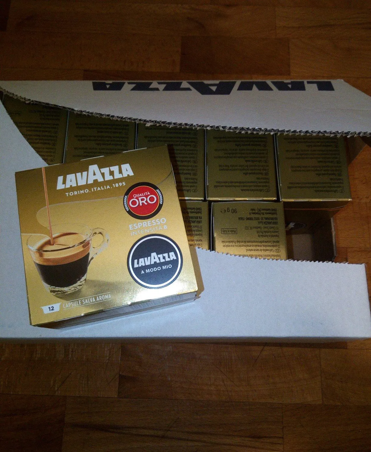 Lavazza Qualita Oro capsule A Modo Mio 120 pz intensita 8