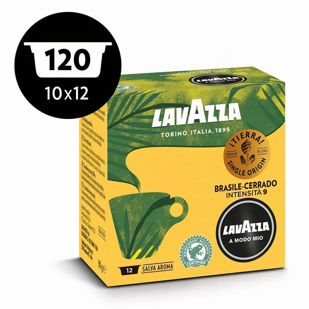 Lavazza Tierra Brasile Cerrado A Modo Mio Capsule 120 intenso
