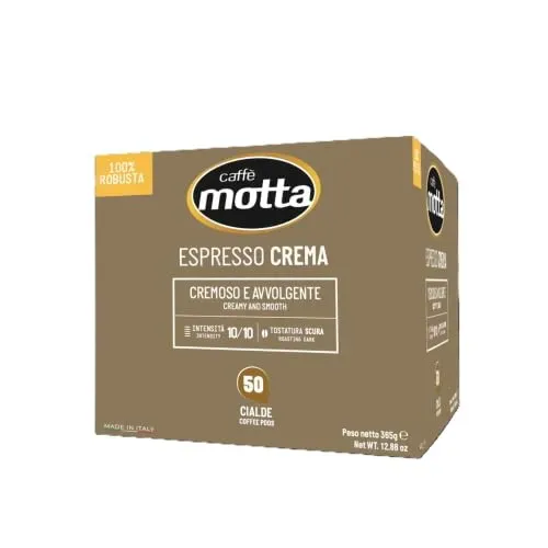 Caffè Motta Espresso Crema cialde 50 pezzi cremoso