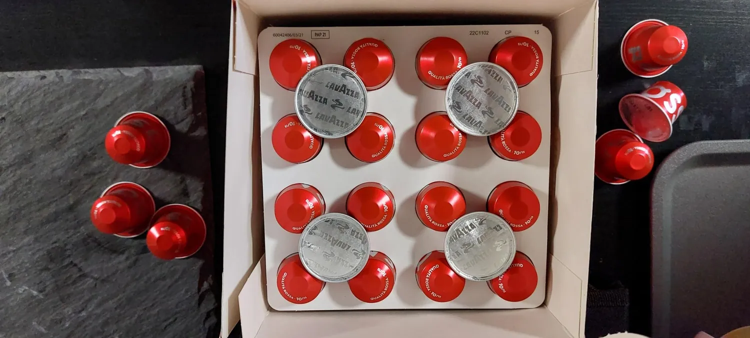 Lavazza Qualita Rossa capsule alluminio Nespresso 240 pz intensita 10