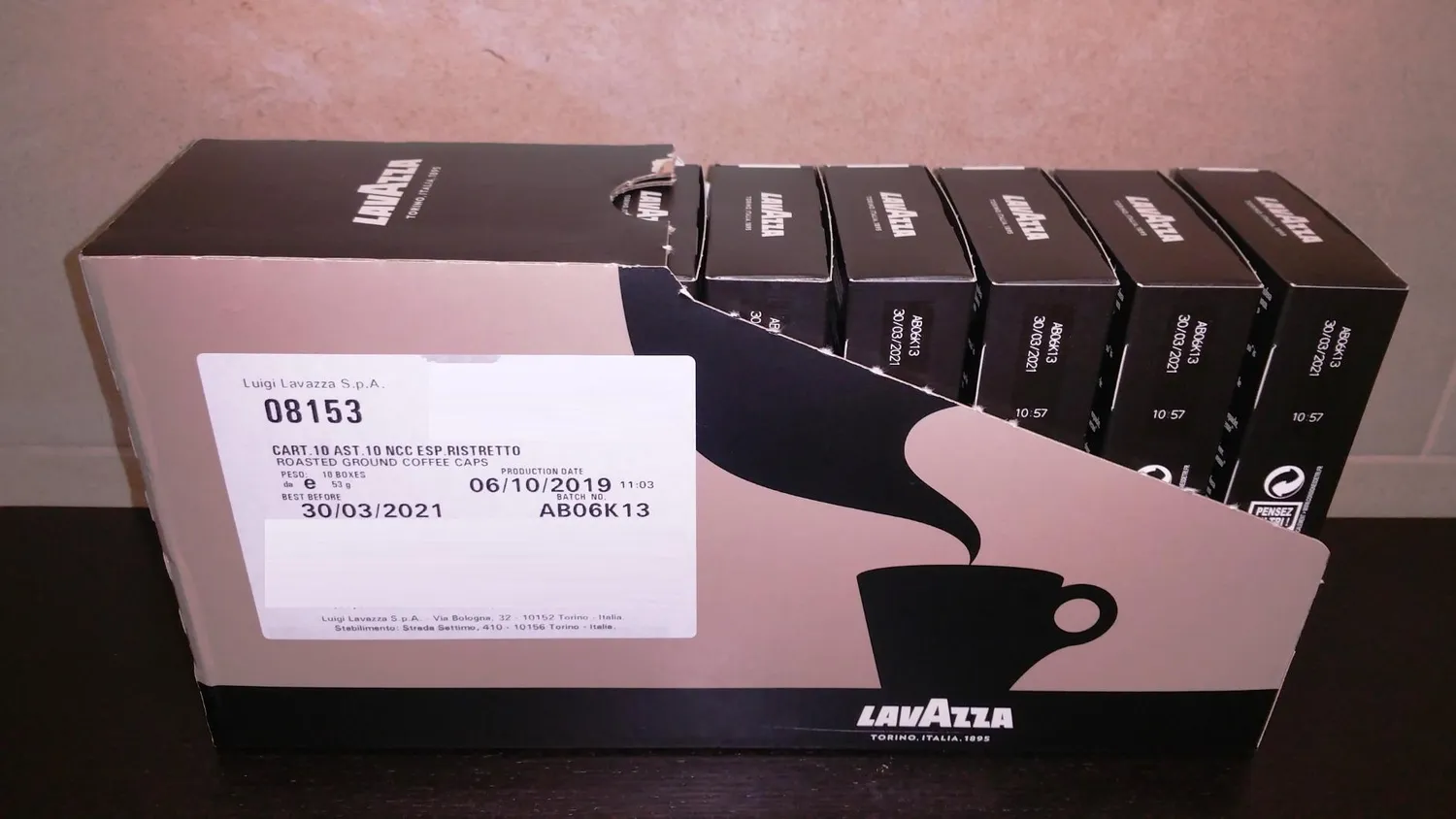 Lavazza Decaffeinato Ricco capsule compatibili Nespresso 100 pz