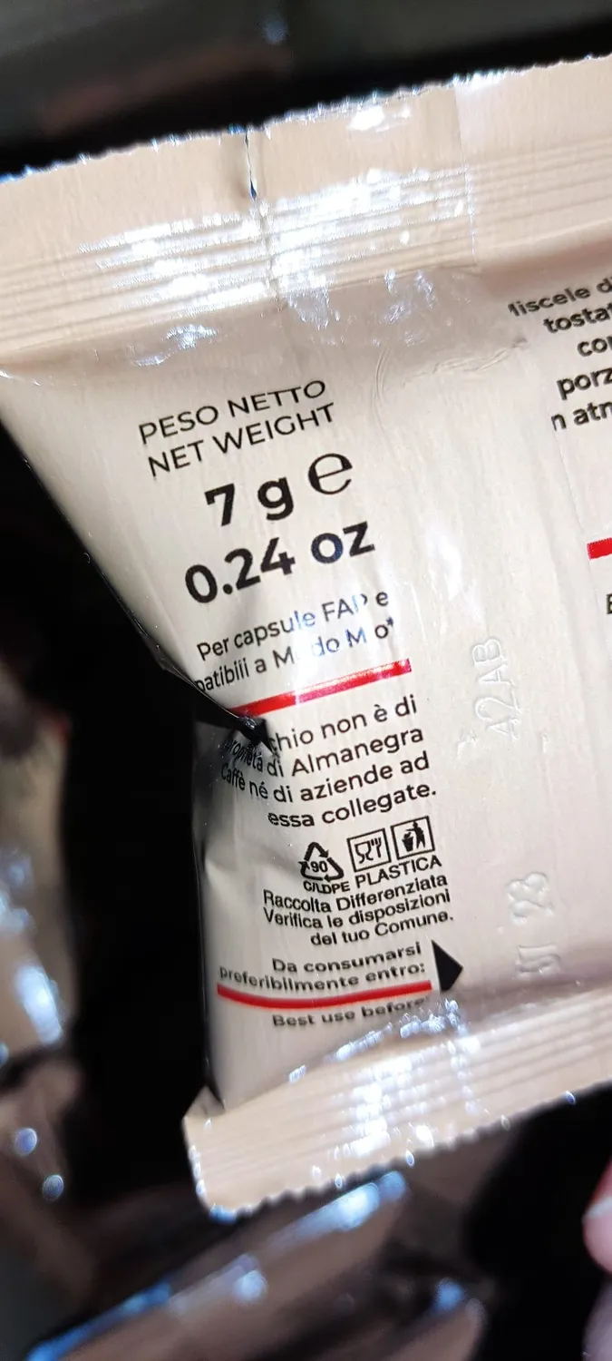 Almanegra Miscela Riserva capsule A Modo Mio 100pz arabica