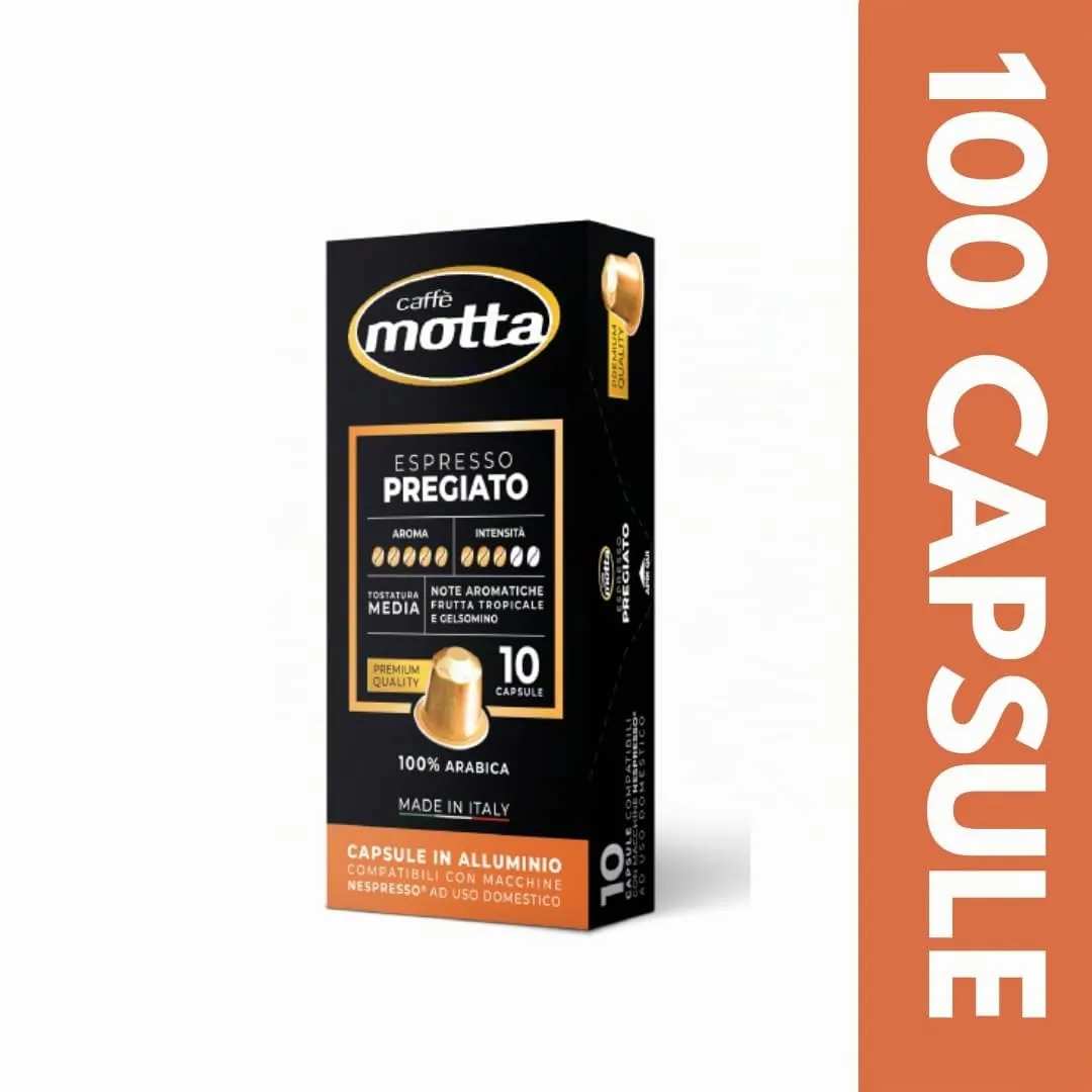 Caffè Motta Arabica capsule compatibili Nespresso 100 alluminio