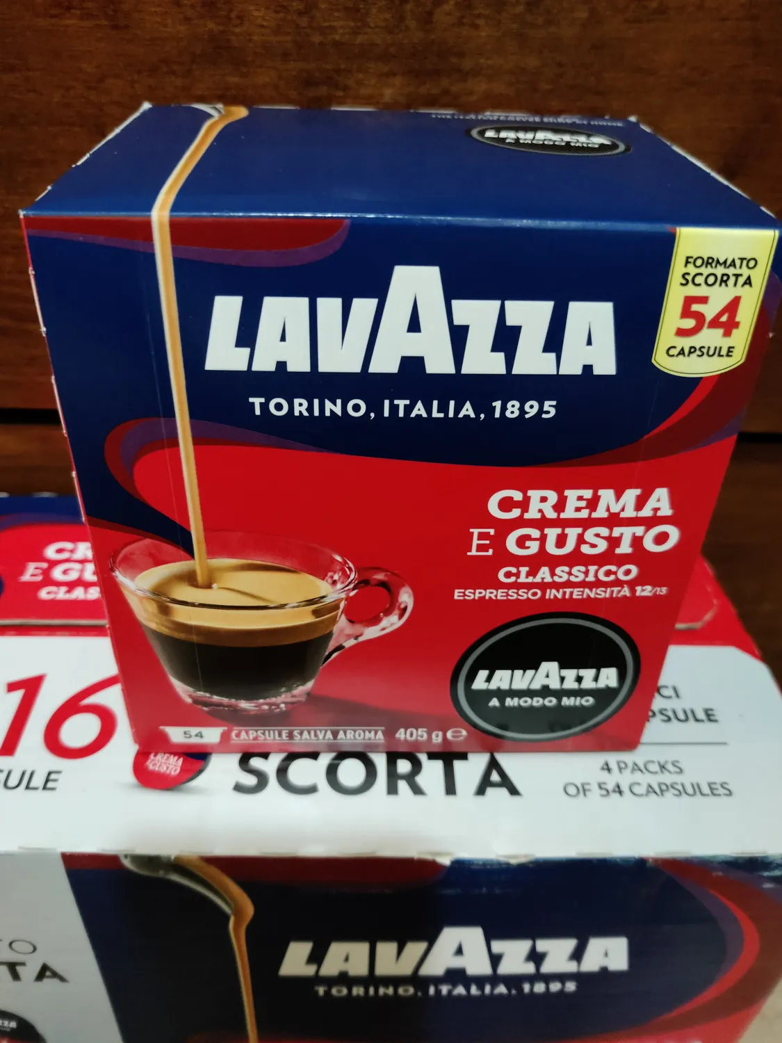 Lavazza A Modo Mio Crema e Gusto capsule 216 pz cioccolato