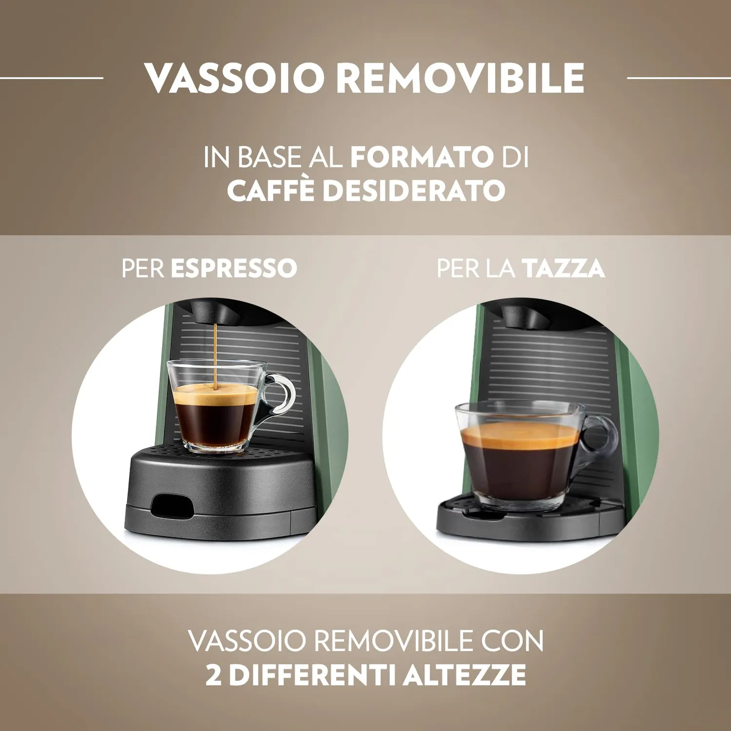 Lavazza A Modo Mio Tiny macchina caffè verde 64 capsule Rossa