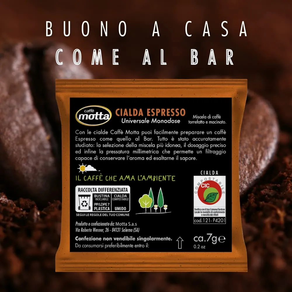Motta Espresso Cremoso cialde ESE 44mm 50pz delicato