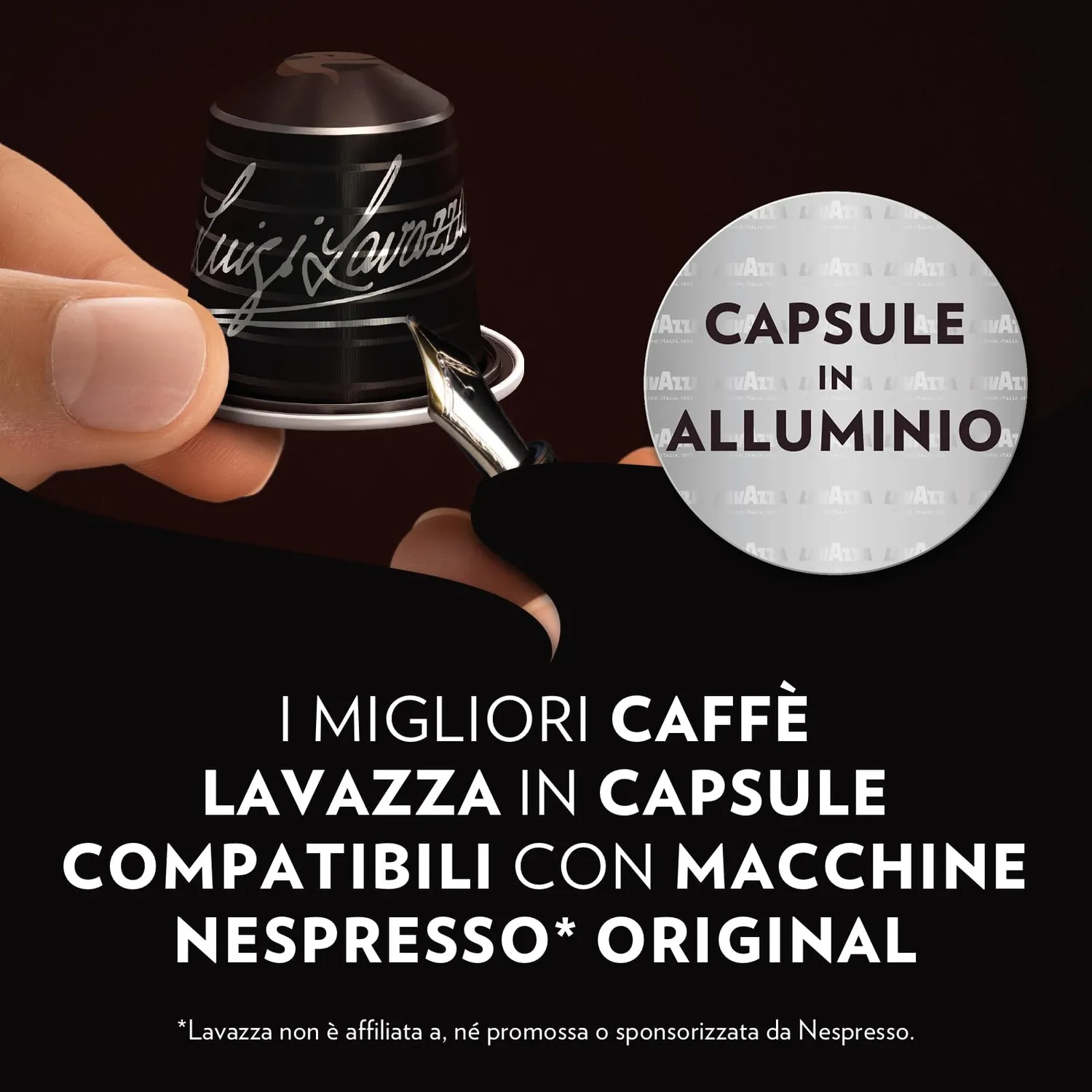 Lavazza Espresso Maestro Classico capsule Nespresso 100 pz tostatura scura