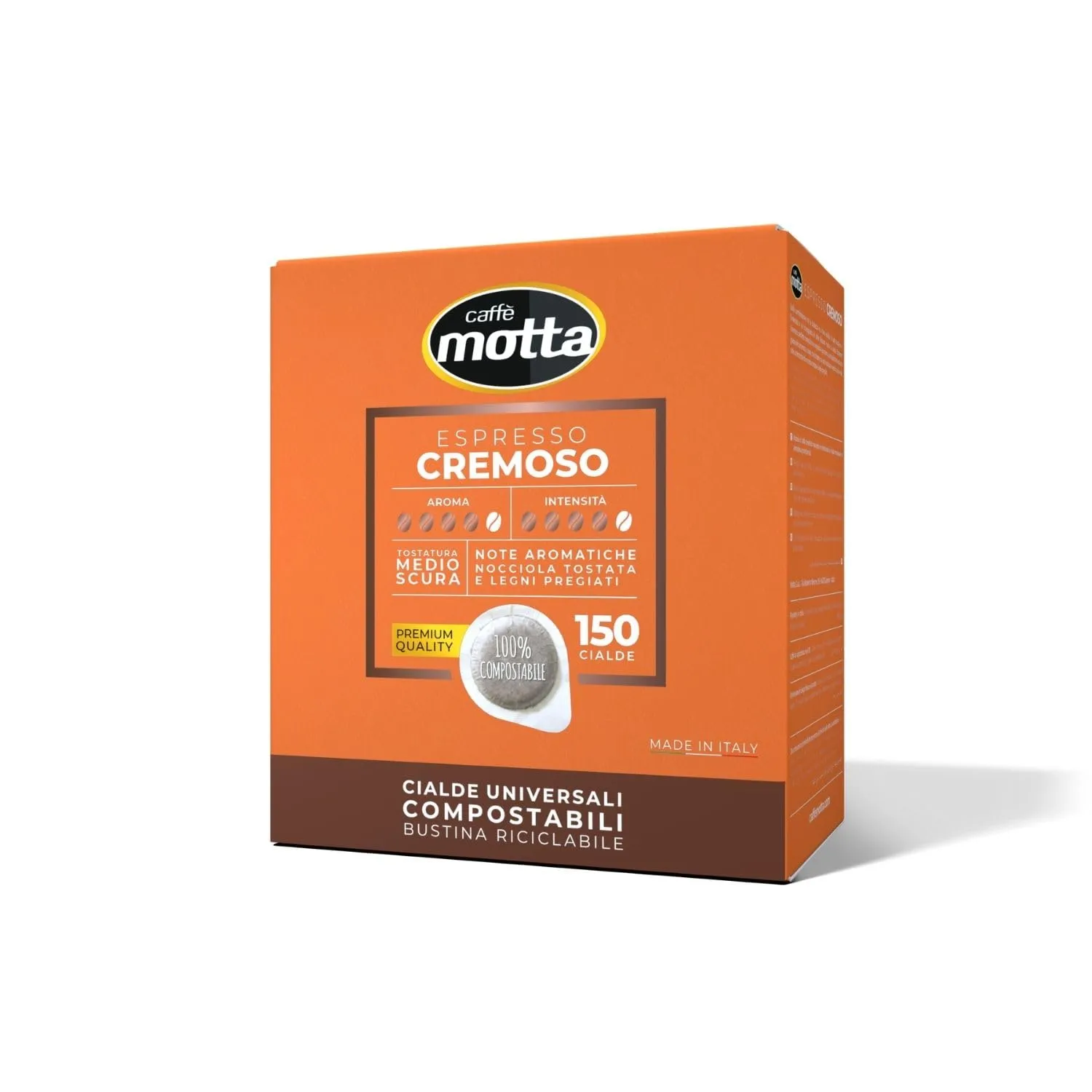 Caffè Motta Espresso Cremoso cialde ESE 150 compostabili
