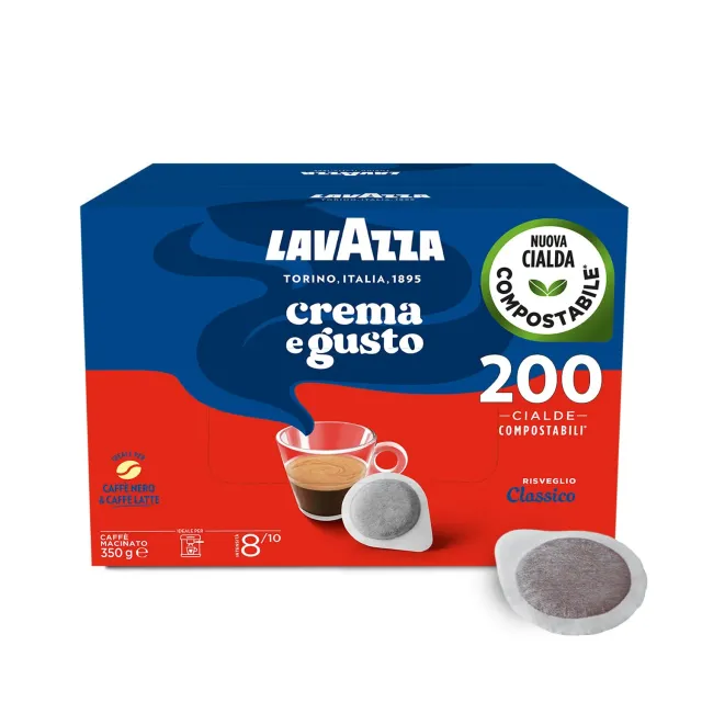 Lavazza Crema e Gusto Classico cialde ESE 200 tostatura scura