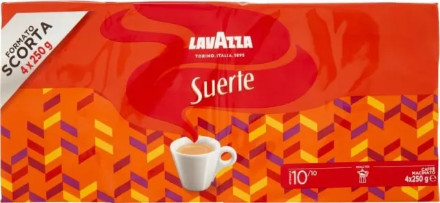 Lavazza Suerte caffè macinato 4x250g equilibrato