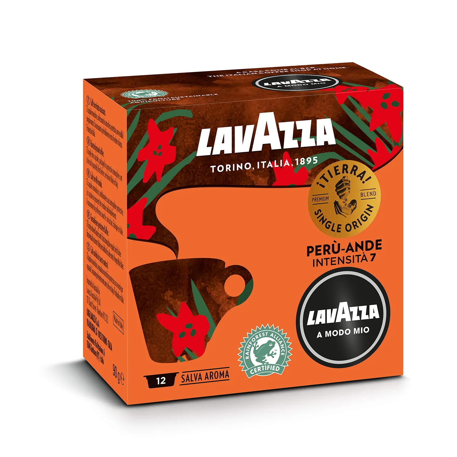 Lavazza Tierra Brasile Cerrado A Modo Mio Capsule 120 intenso