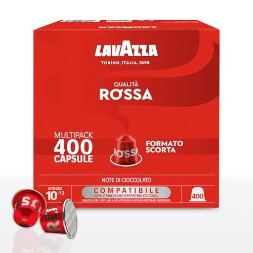 Lavazza Qualità Rossa Capsule Nespresso 400 pz cioccolato