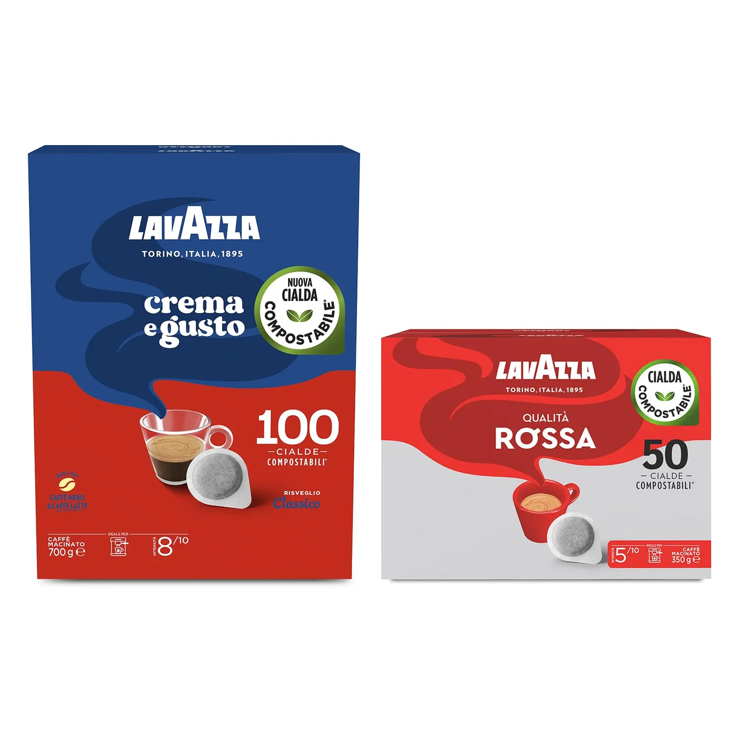 Lavazza Crema e Gusto Classico cialde ESE 200 tostatura scura