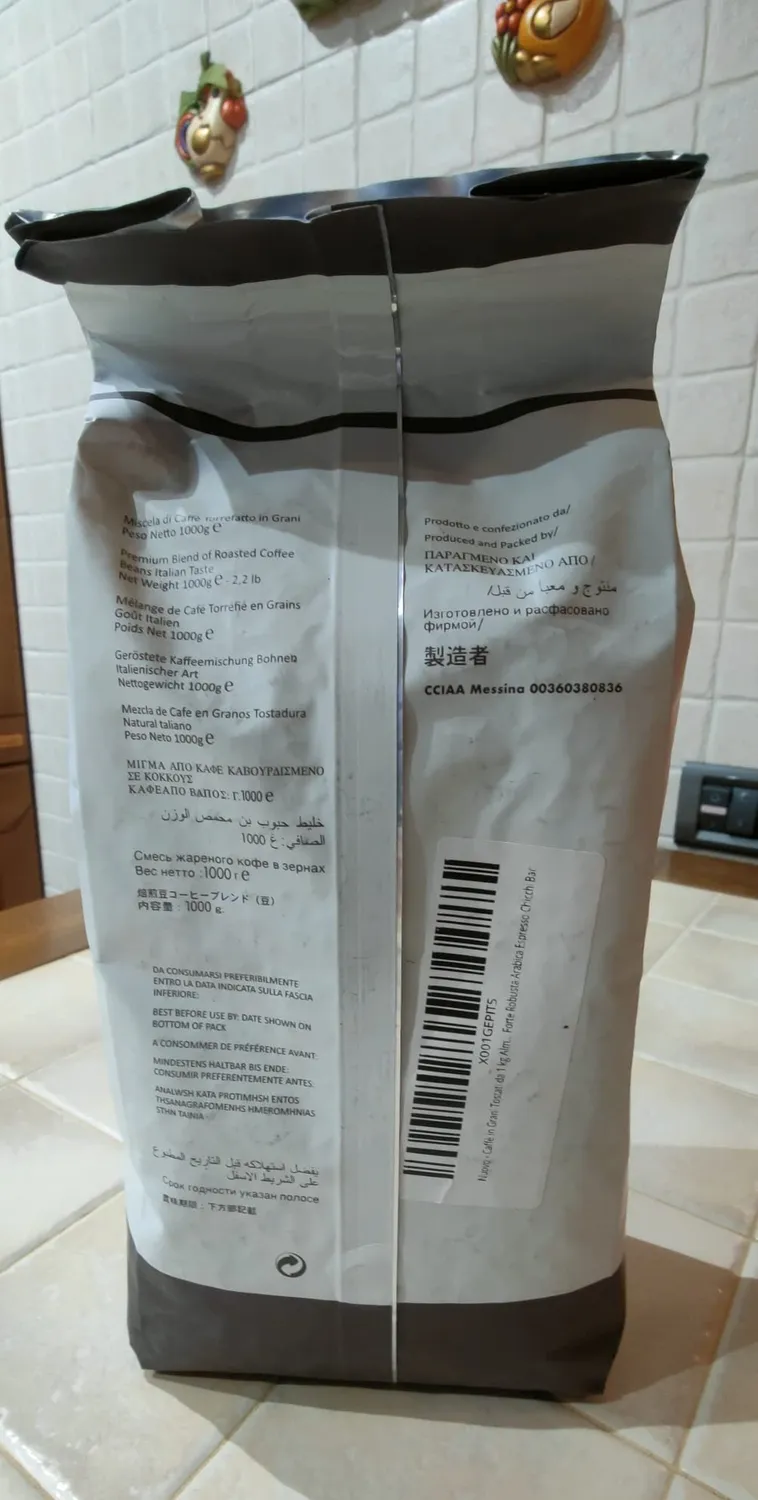 Almanegra Forte caffè in grani 1 kg tostatura scura
