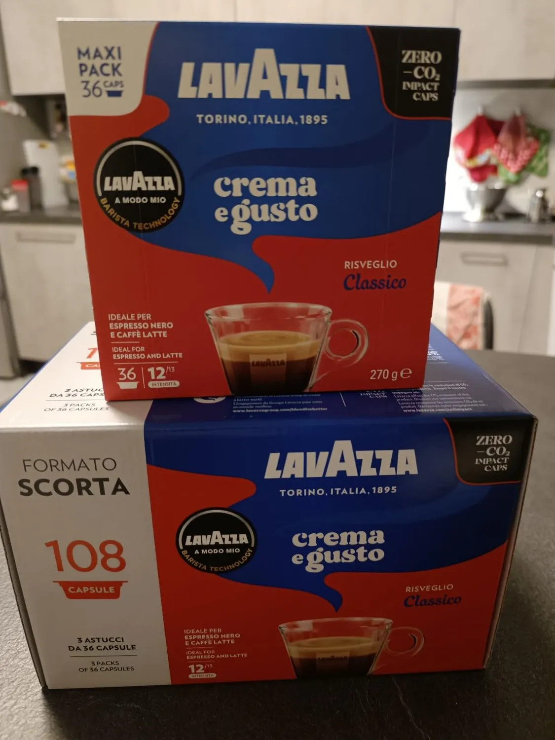 Lavazza A Modo Mio Crema e Gusto Classico capsule 90 pz corpose
