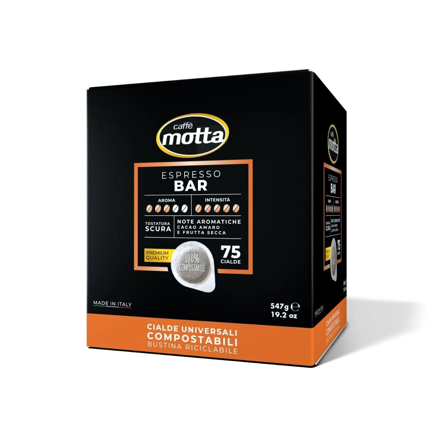 Caffè Motta Espresso Bar cialde ESE 44 mm 75 pz compostabili