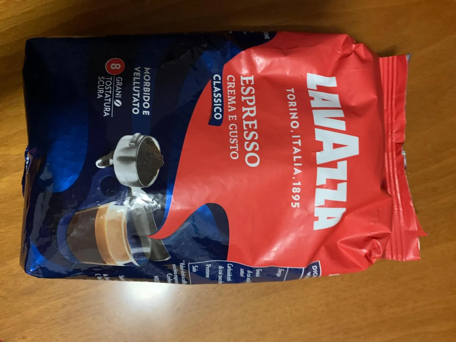 Lavazza Crema e Gusto Classico caffè grani 1 kg intenso