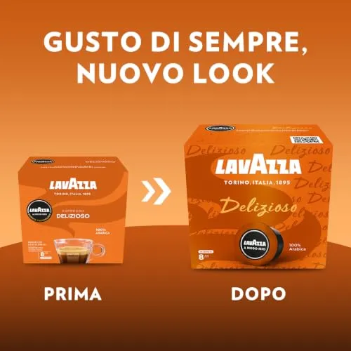 Lavazza A Modo Mio Delizioso Capsule 72 pz equilibrato