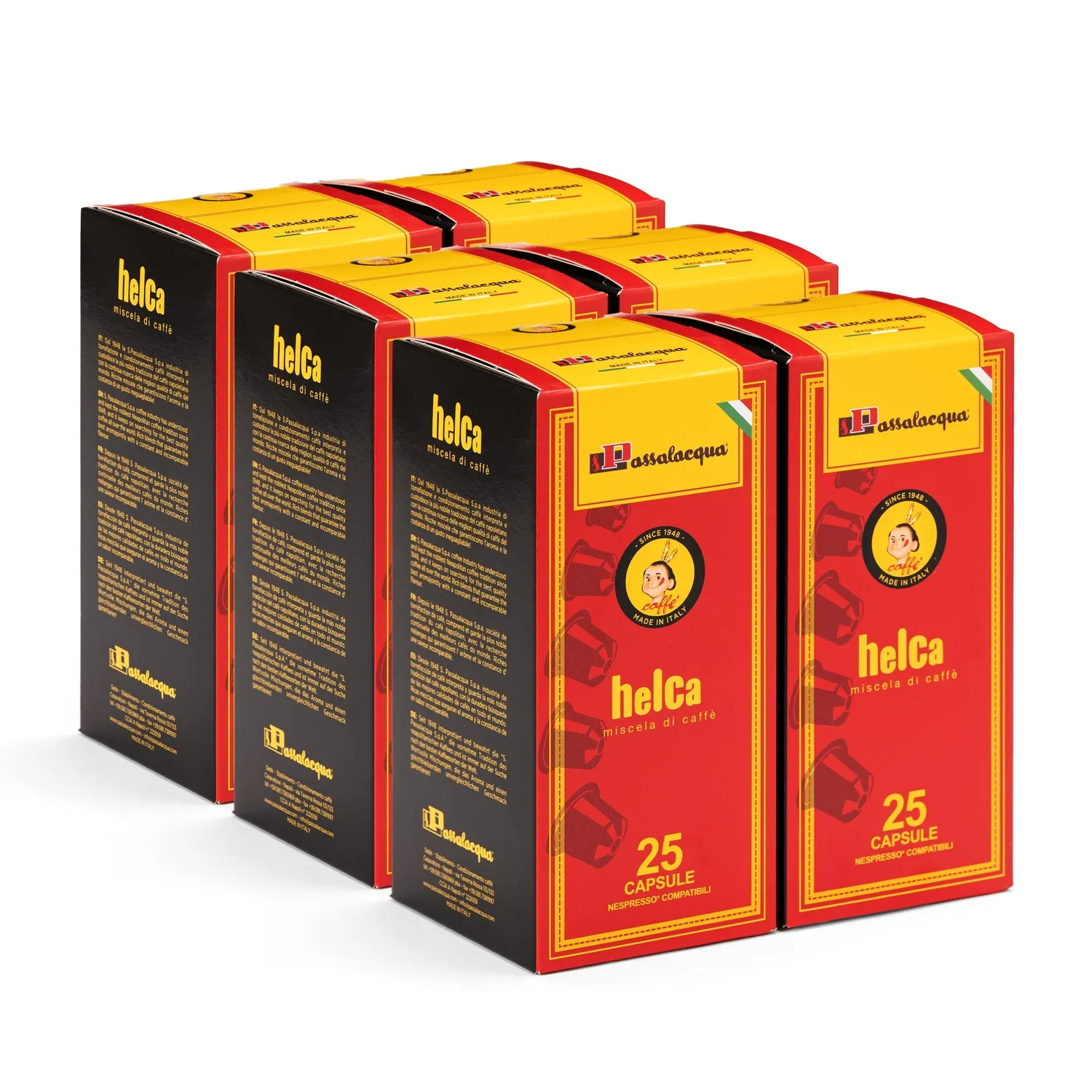 Passalacqua Helca capsule compatibili Nespresso 25 pz cremoso