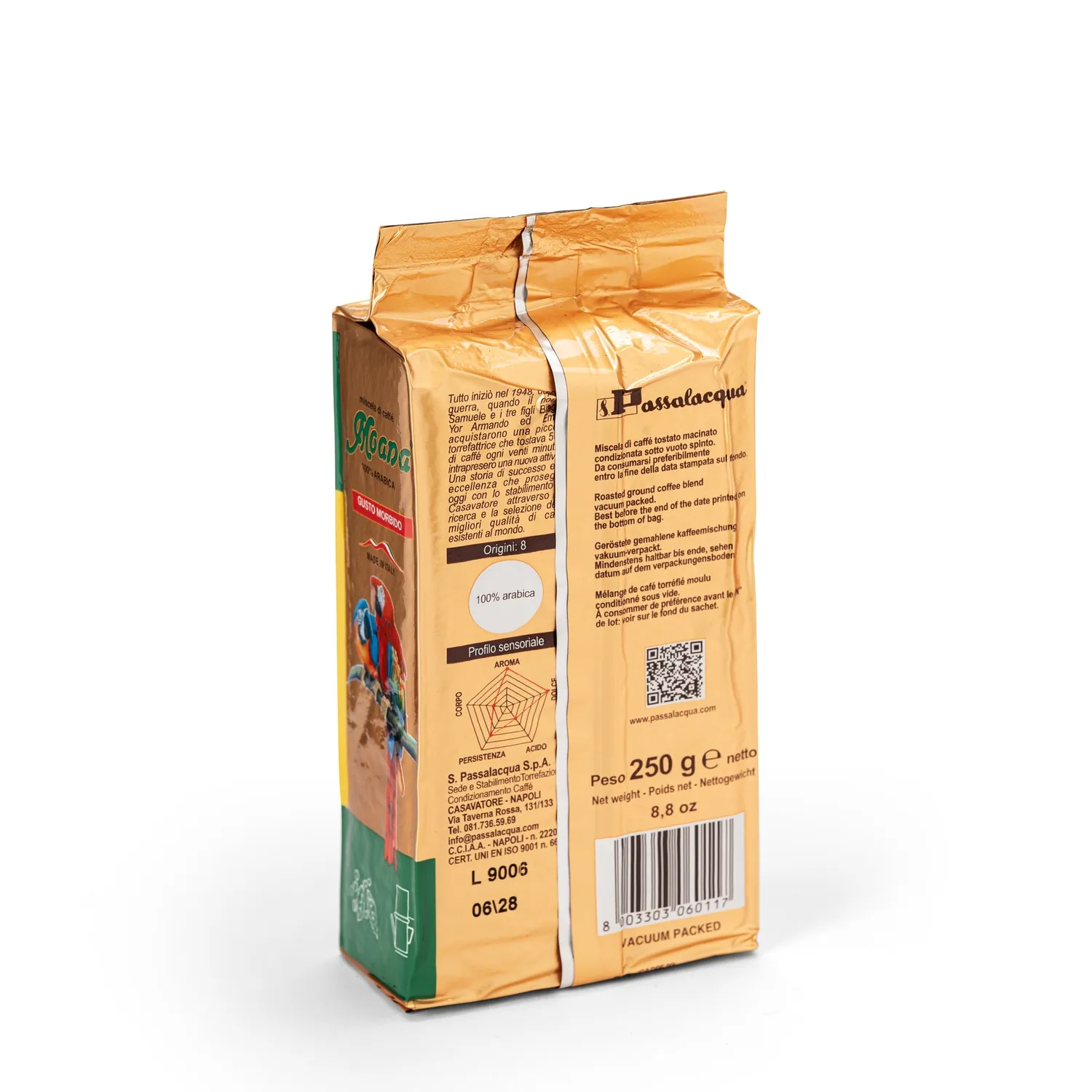 Passalacqua Moana macinato 250g arabica