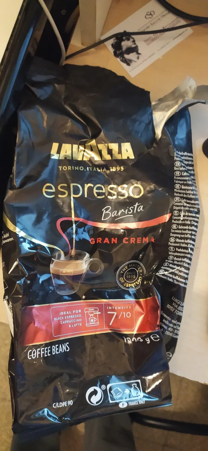 Lavazza Barista Gran Crema caffè grani 1 kg floreale