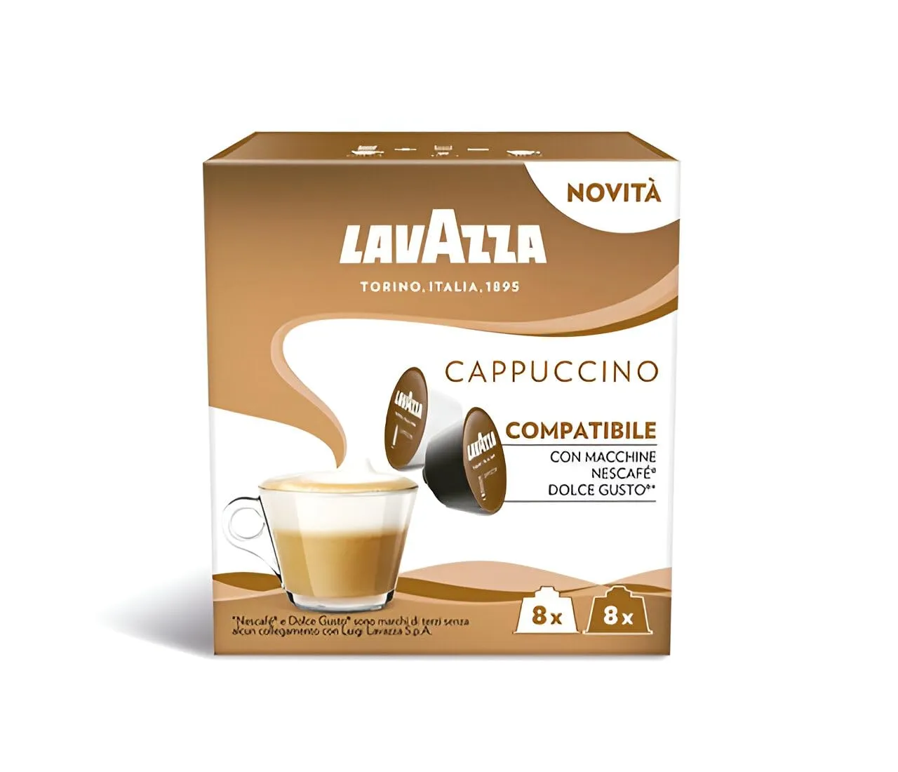 Lavazza Dek Gentile decaffeinato capsule Dolce Gusto 96 pz arabica
