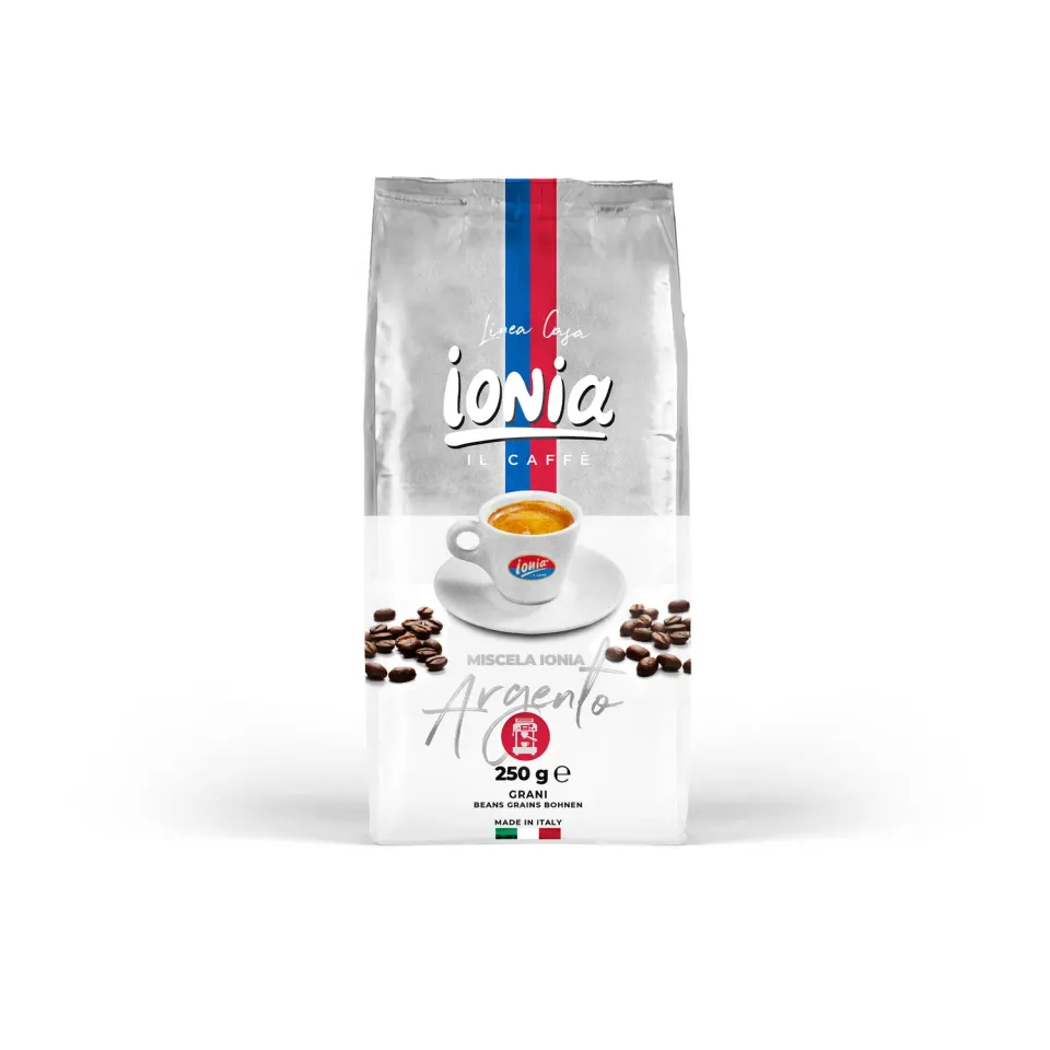 Ionia Argento caffè in chicchi 250 g moka