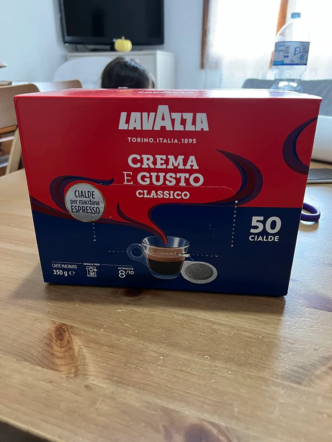 Lavazza Crema e Gusto Classico cialde ESE 50 pz legno tabacco